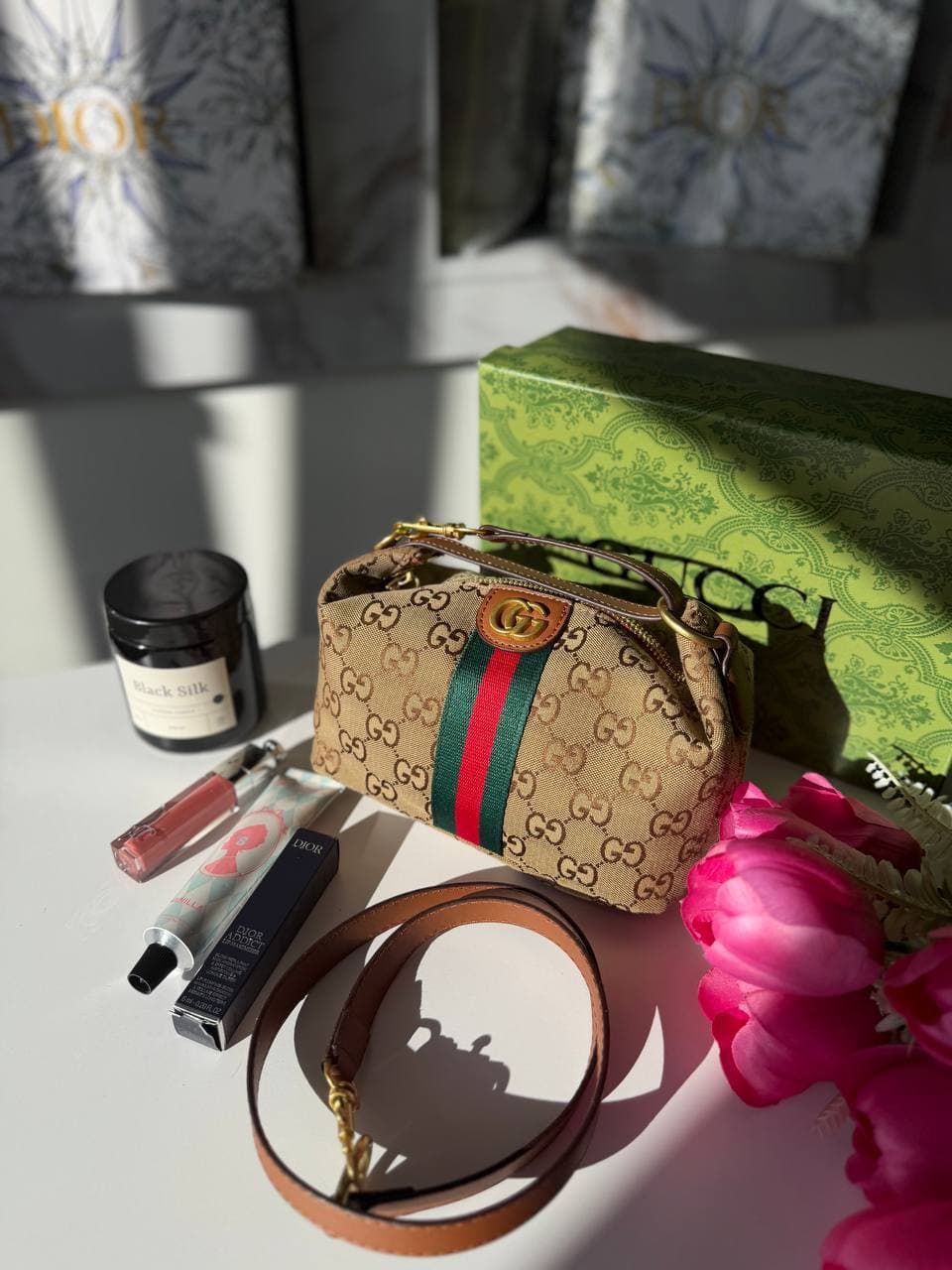 Gucci Ophidia GG Mini Shoulder Bag жіноча сумка