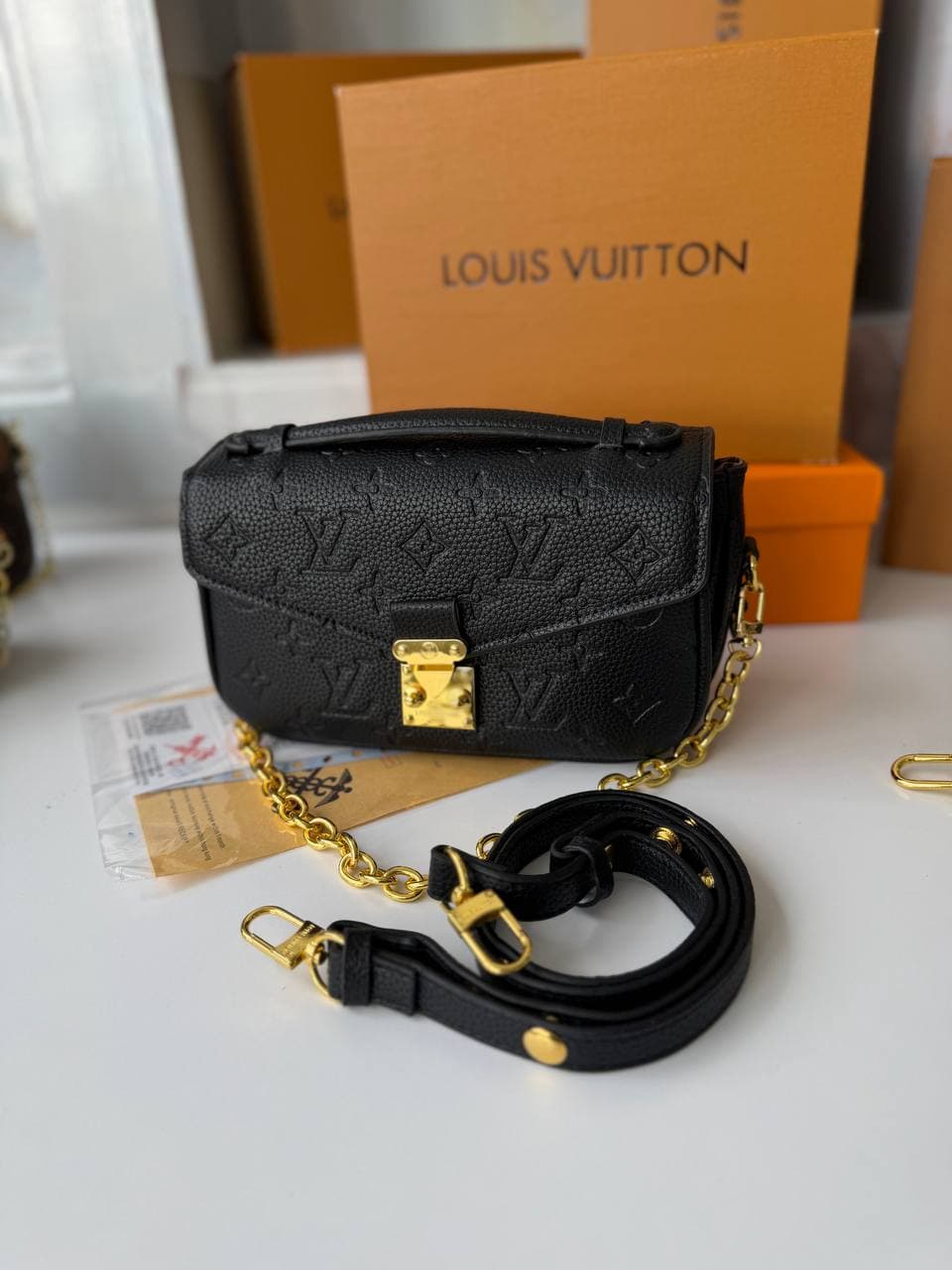 Louis Vuitton Metis Mini black сумка жіноча