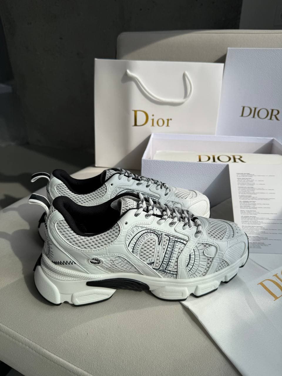 Christian Dior Chrono Sneaker Grey