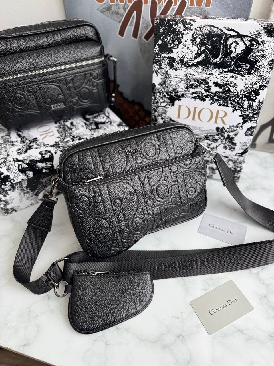 Christian Dior Trio Saddle