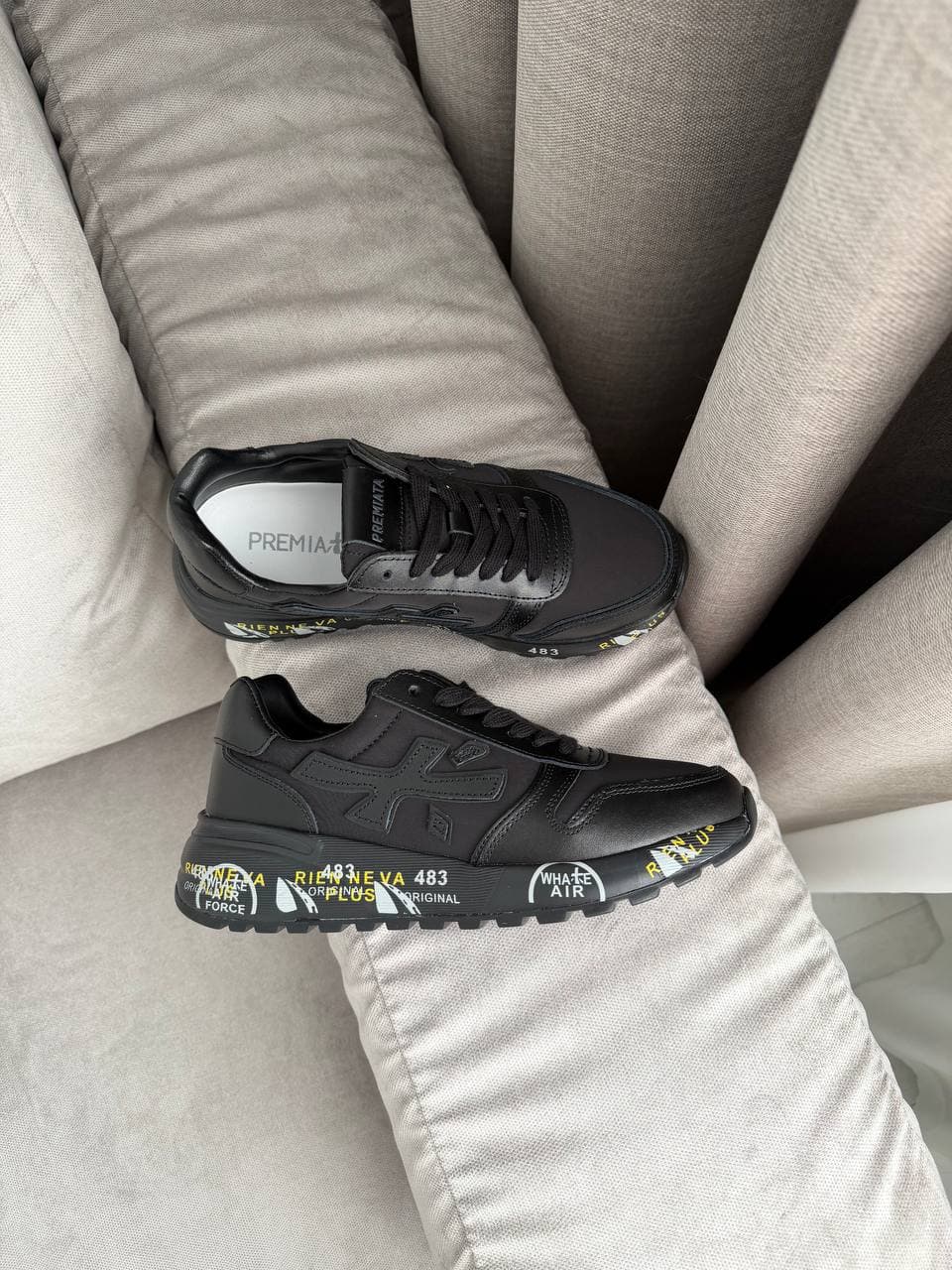 Premiata Lander Black кросівки